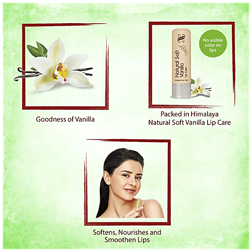 Himalaya Natural Soft Vanilla Lip Care, 4.5 g  