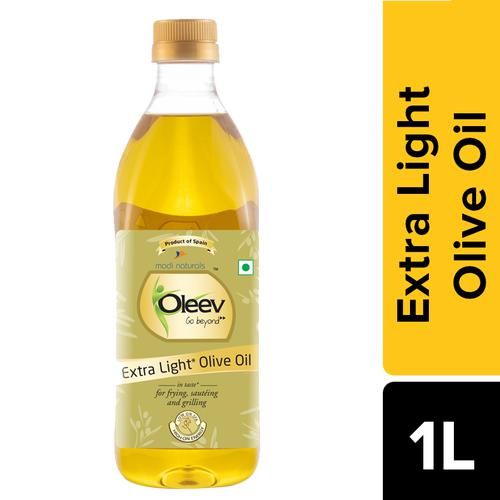 Oleev Extra Light Olive Oil - Frying, Sauteing & Grilling, 1 L  
