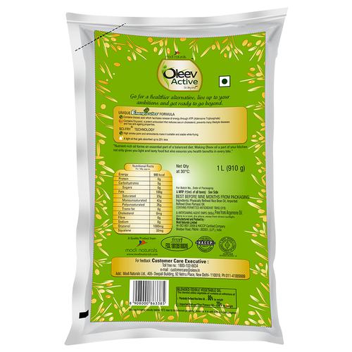 Oleev Active - Goodness Of Olive Oil, 1 L Pouch 