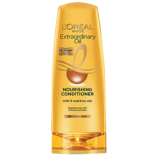 L'Oreal Paris Extraordinary Oil Nourishing Conditioner For Dry & Dull Hair, 71.5 ML 6 Nutritive Oils