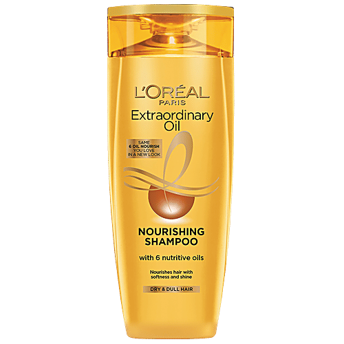 L'Oreal Paris 6 Oil Nourish Shampoo - Scalp + Hair, Dry & Dull Hair, 75 ml  6 Nutritive Oils