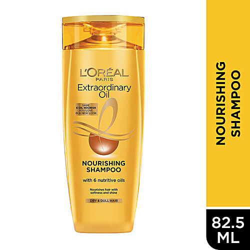 L'Oreal Paris 6 Oil Nourish Shampoo - Scalp + Hair, Dry & Dull Hair, 75 ml  6 Nutritive Oils