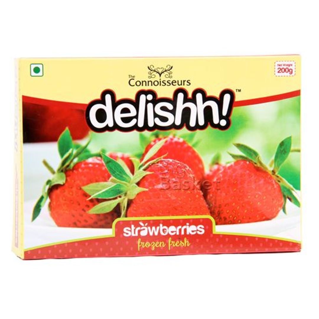 Delishh Strawberries - Frozen Fresh, 200 g 
