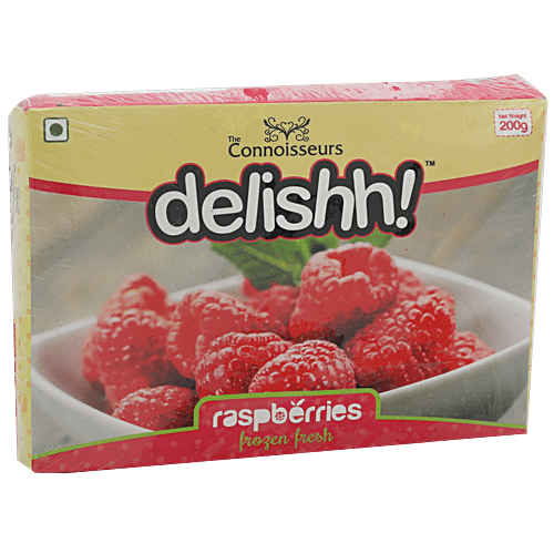 Delishh Raspberries - Frozen Fresh, 200 g  