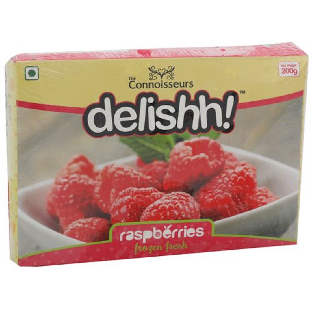 Delishh Raspberries - Frozen Fresh, 200 g 