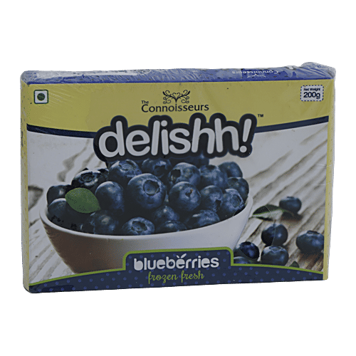 Delishh Blueberries - Frozen Fresh, 200 g  