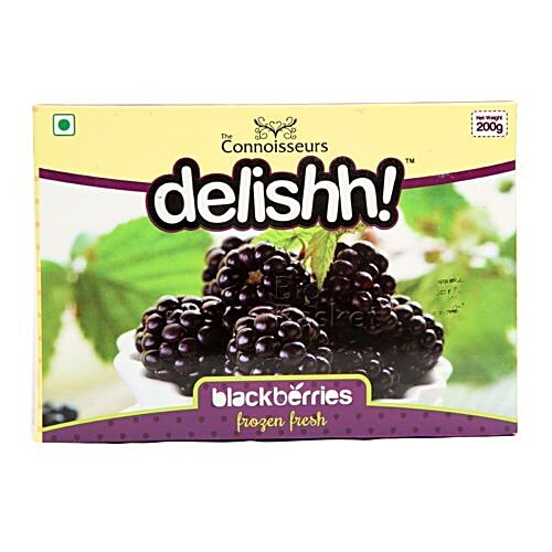 Delishh Blackberries - Frozen Fresh, 200 g  