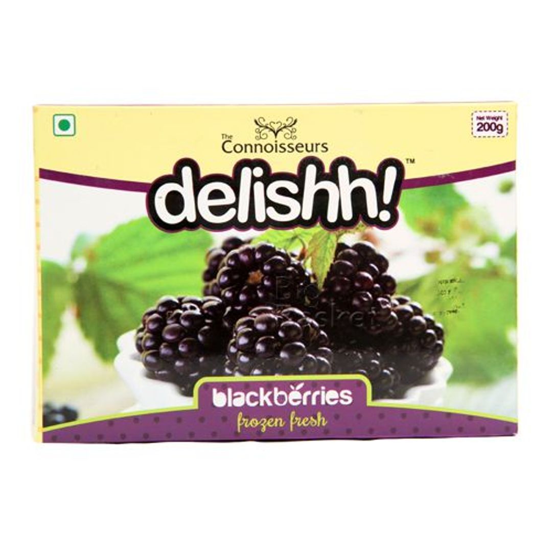 Delishh Blackberries - Frozen Fresh, 200 g 