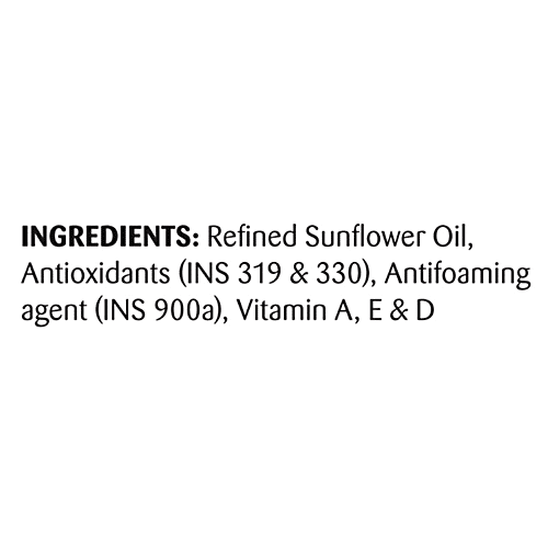 Emami Healthy & Tasty Refined Sunflower Oil, 825 g Pouch With Vitamins A/D & E, Less Sticky, Low Absorption