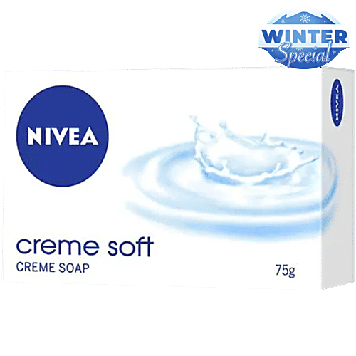 Buy Nivea Bathing Soap Creme Soft 75 gm Carton (Pack of 2) Online at