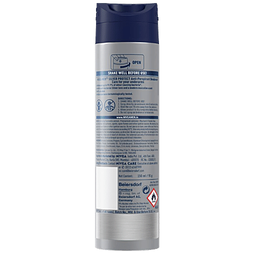 Nivea Protect & Care Deodorant - No Skin Irritation & 48h Freshness, 150 ml Tin 48 h Freshness, No Skin Irritation