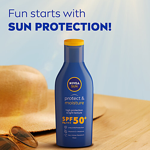 Nivea Sun SPF 50+ PA++++ UVA-UVB Protection Lotion, 75 ml
