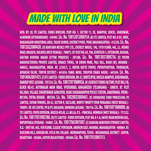 Bingo Tedhe Medhe - Masala Tadka, 50 g Pouch 