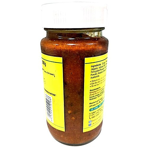 Priya Pickle - Ginger (without Garlic), 300 g Bottle 