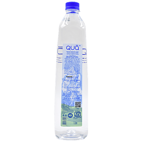 Buy Qua Natural Mineral Water 1 L Bottle Online at the Best Price of Rs