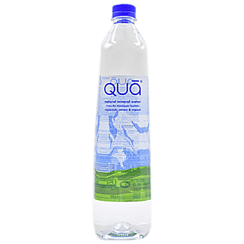 Qua Natural Mineral Water, 1 L Bottle 