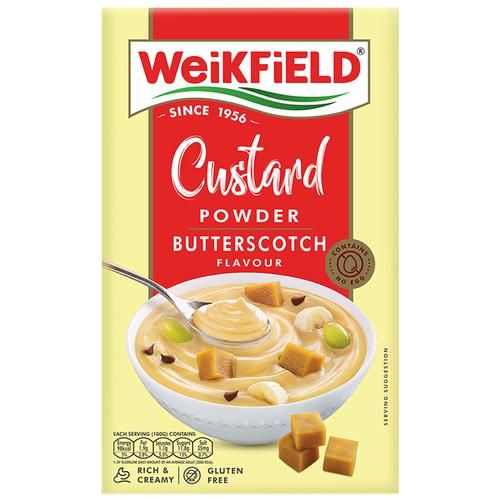 Buy Weikfield Custard Powder Butterscotch Flavor 75 Gm Carton Online At