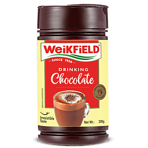 Buy Weikfield Powder Drinking Chocolate 200 Gm Bottle Online at the