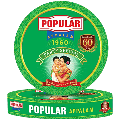 Popular Appalam - Party Special, 250 g Pouch