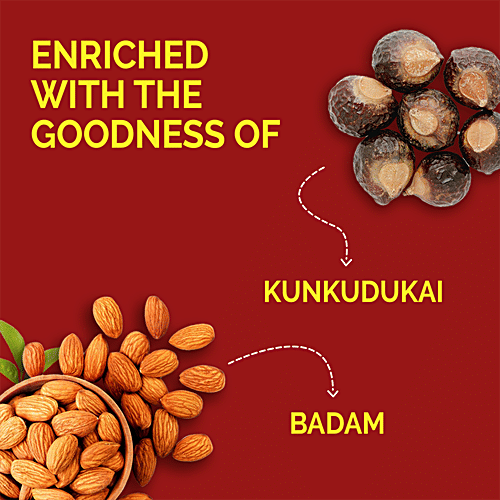 Meera Strong & Healthy Shampoo - With Kunkudukai & Badam, 180 ml  