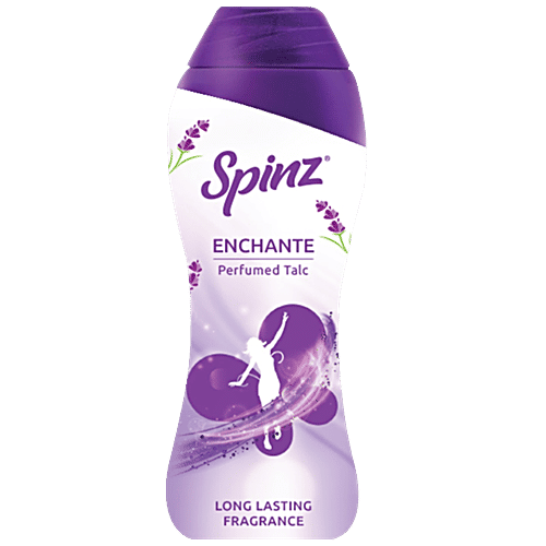 Spinz Enchante Body Talc - Long-Lasting Freshness, Soothing Fragrance Of Exotic Flowers, For Women, 400 g  