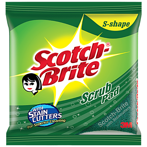 Scotch brite Scrub Pad Regular Super Saver, 3 pcs  