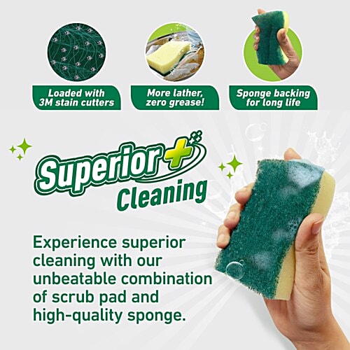 Scotch Brite Scrub Sponge, 1 pc