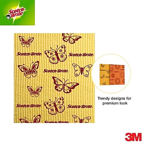 Scotch brite Trendy Sponge Wipe, 2 pcs  