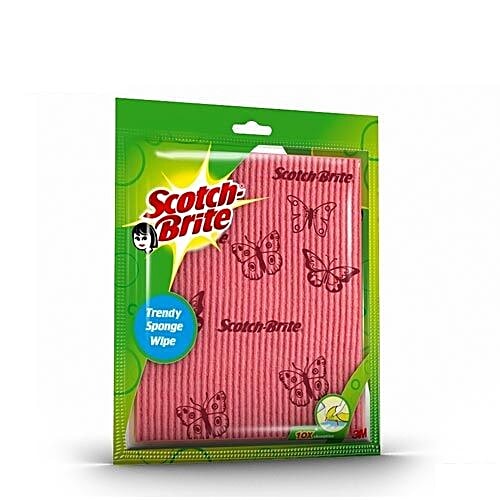 Scotch brite Trendy Sponge Wipe, 2 pcs  