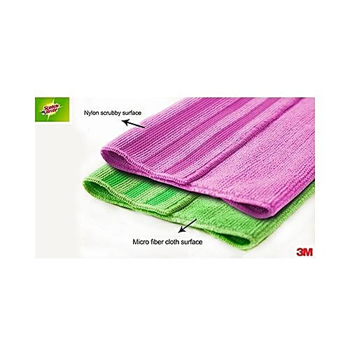 Scotch brite Kitchen Scrub Cloth, 2 pcs  