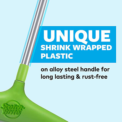 Scotch brite Bathroom Squeegee - Plastic Wiper (Green) (30 cm), 1 pc  