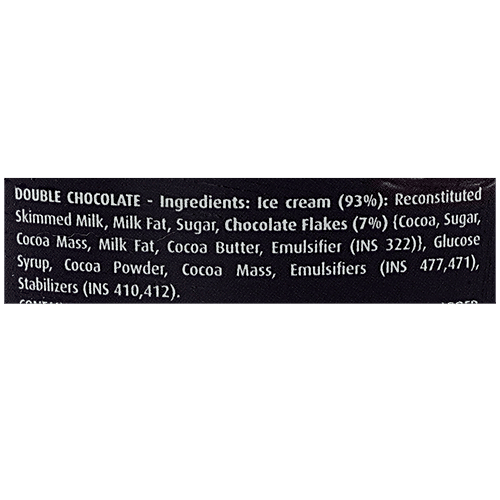 London Dairy Premium Ice Cream - Double Chocolate, 500 ml Tub Creamy Chocolate Delight
Indulgent Chocolate Treat