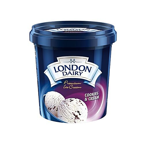 London Dairy Ice Cream - Cookies & Cream, 125 ml Cup 