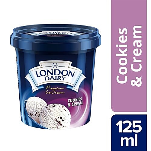 Buy London Dairy Ice Cream Cookies Cream 125 Ml Cup Online At Best Price of Rs 142.05 bigbasket