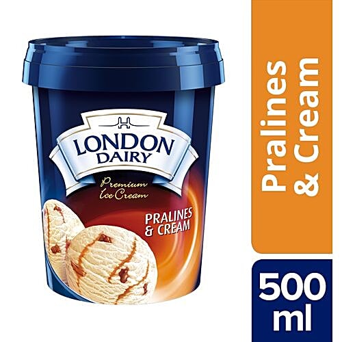 Buy London Dairy Ice Cream Praline And Cream 500 Ml Online At Best