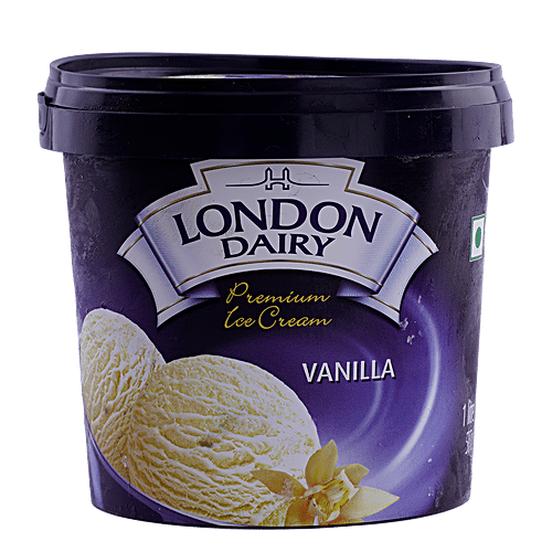London Dairy Ice Cream - Premium Vanilla, Family Pack, 1 L Tub 