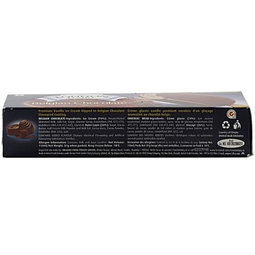 London Dairy Ice Cream - Belgian Chocolate, Stick, 110 ml Box 