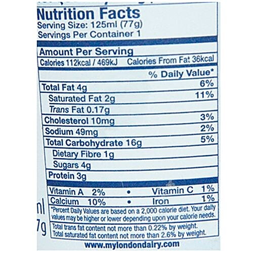 London Dairy Ice Cream - Chocolate Lite, 125 ml Cup 