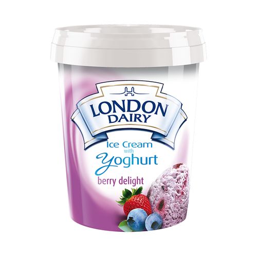 London Dairy Ice Cream - Yoghurt Berry Delight, 500 ml Tub 