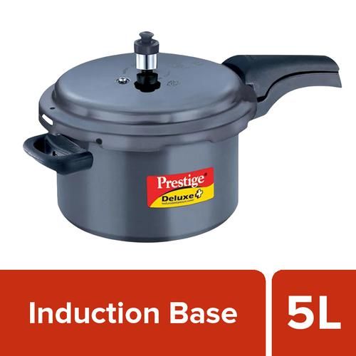 Buy Prestige Deluxe Plus Pressure Cooker Hard Anodized 5 Ltr Online at ...
