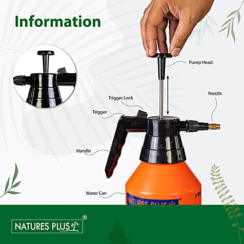 Natures Plus Pressure Sprayer-Assorted color, 1.5 L  