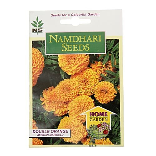 Buy Namdhari Seeds Home Garden Double Orange African Marigold 1 Gm