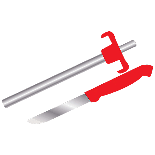 Prestige Stainless Steel Gas Lighter With Knife-Red PGL03 (99592), 2 pcs  