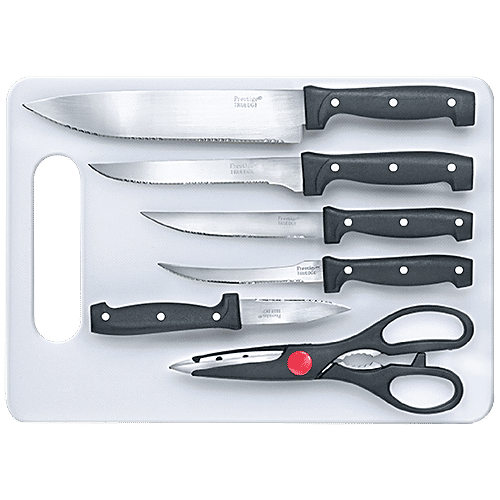 Buy Prestige True Edge Knife Set With Board 43000 Online at Best Price