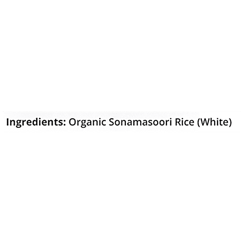 Pro Nature Organic - Sonamasoori Rice/Akki (White), 5 kg Pouch No GMO Used in Production