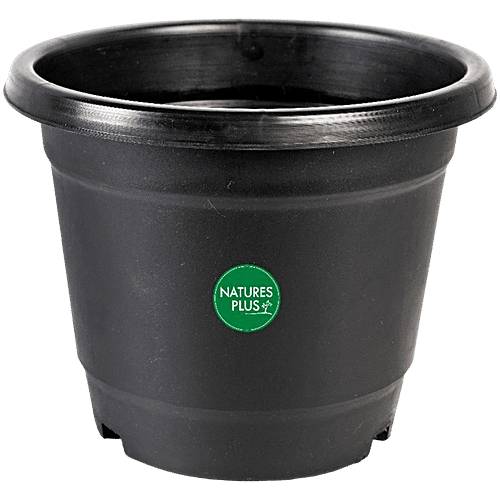 Buy Kr Nursery Pot Black Open Dia 235 Cm Bottom Dia 165 Cm Online At