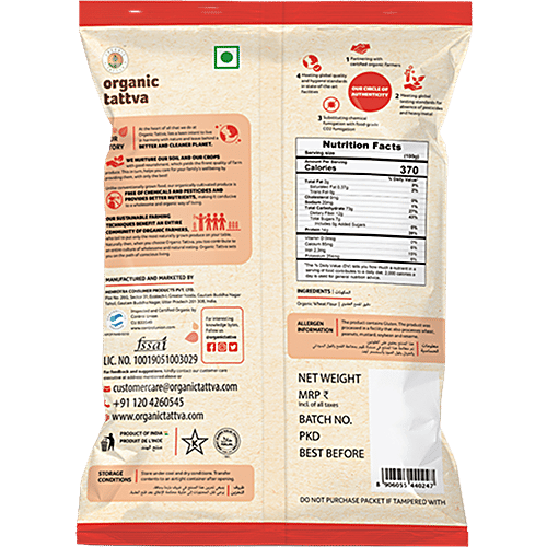 Organic Tattva Flour - Wheat, 1 kg Pouch 