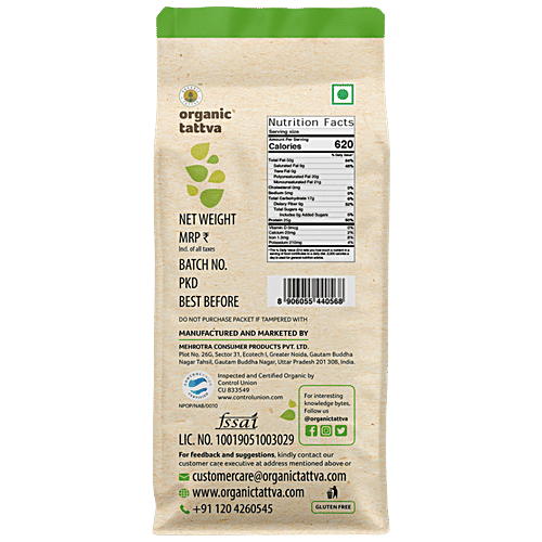 Organic Tattva Groundnuts, 500 g Pouch 