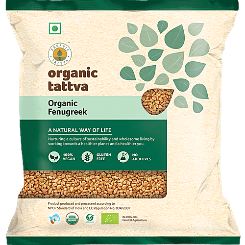 Organic Tattva Fenugreek, 100 g Pouch 