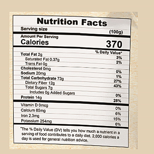 Organic Tattva Wheat Flour (Atta), 5 kg Pouch 